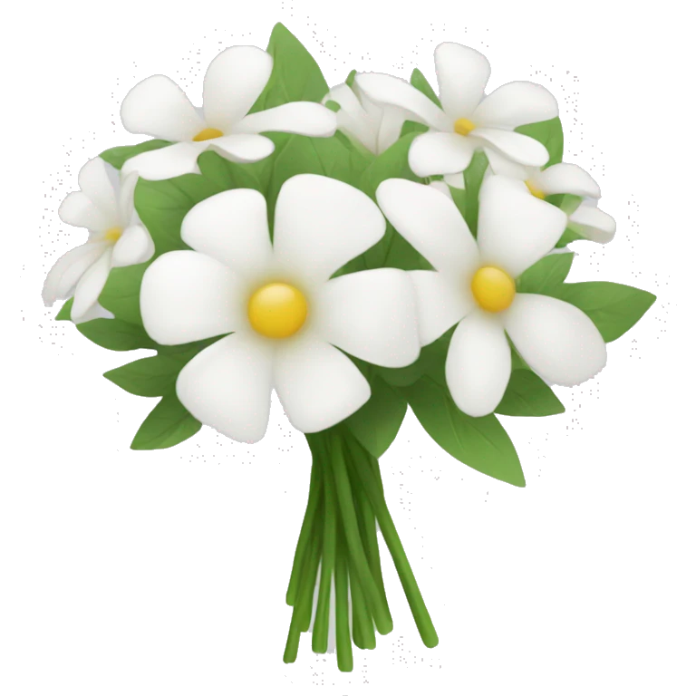 White flower bouquet emoji