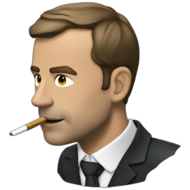Macron smoke emoji