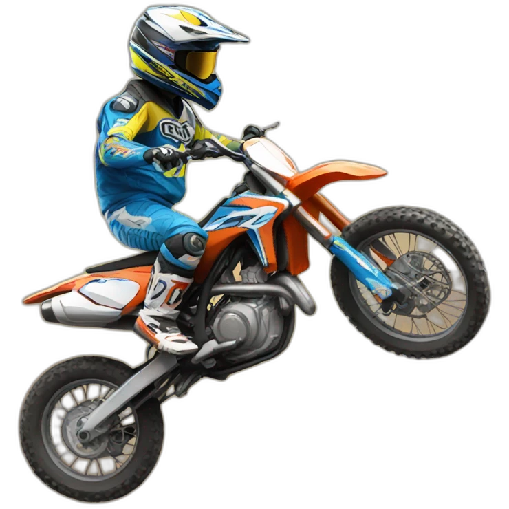 Motocross emoji
