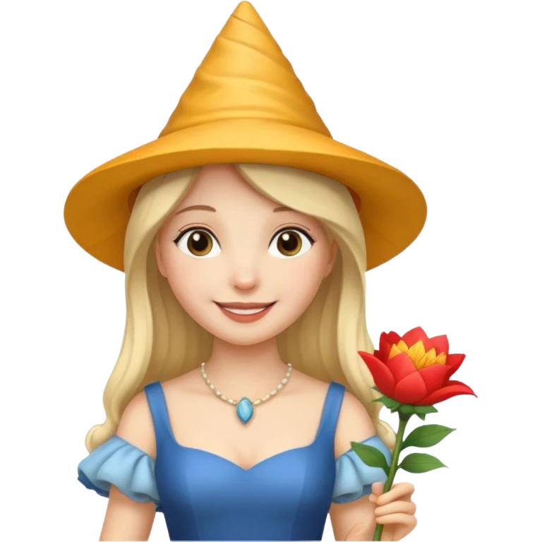 Medieval princess with cone hat emoji