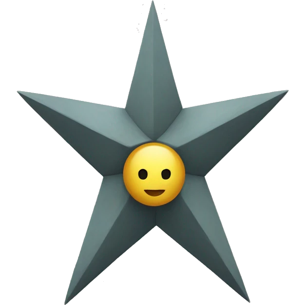 Nine pointed star  emoji