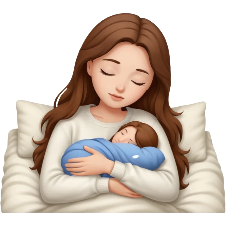 Cozy girl sleeping 😴 emoji