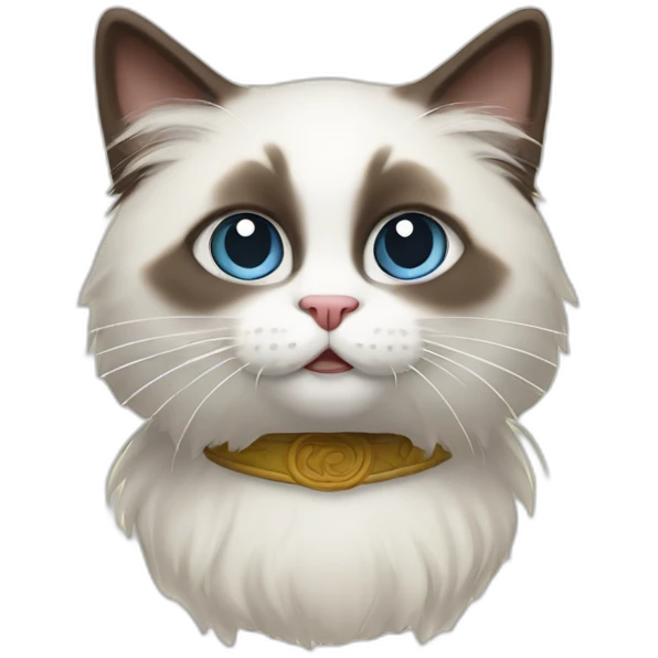 Ragdoll cat kungfu emoji