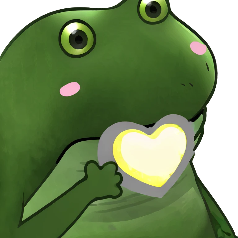 Glowing heart sparkles emoji