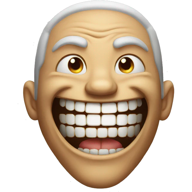 Evil laugh emoji