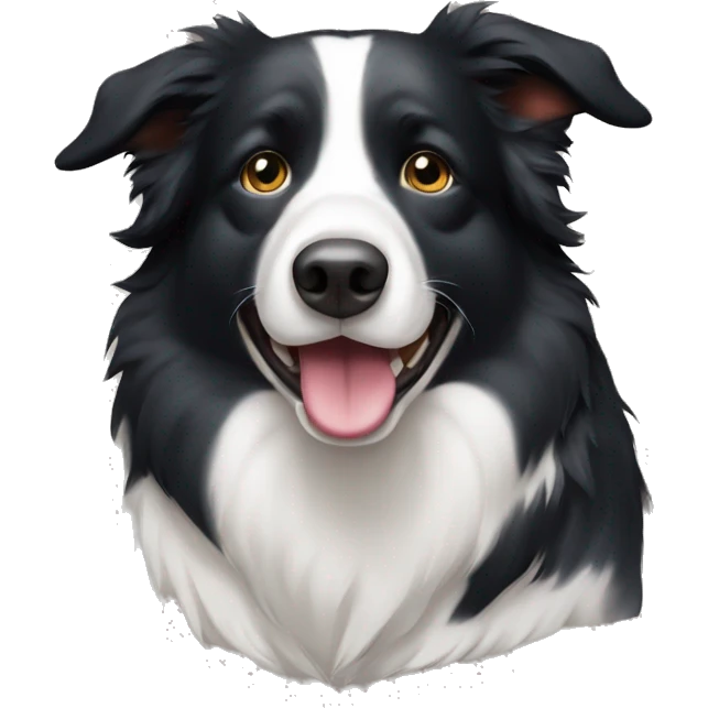 obese border collie emoji