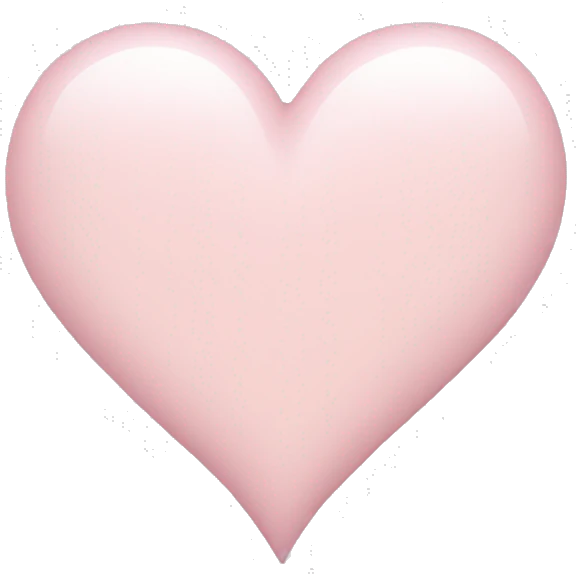 powder pink heart emoji emoji