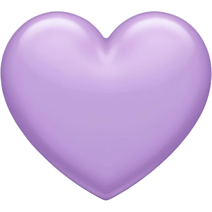 lilac heart emoji