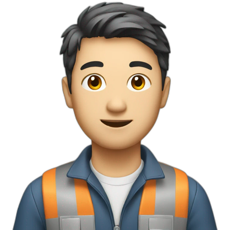 Asian Research Engineer Mechanic emoji
