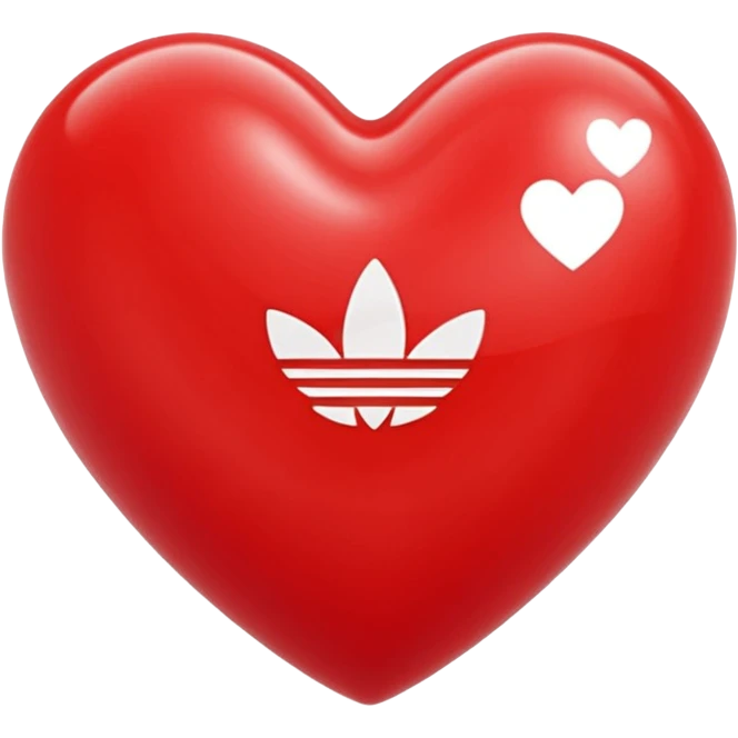 Adidas heart emoji