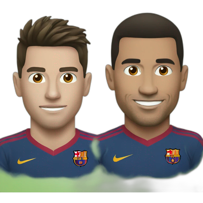 Mélenge Ronaldo Messi emoji