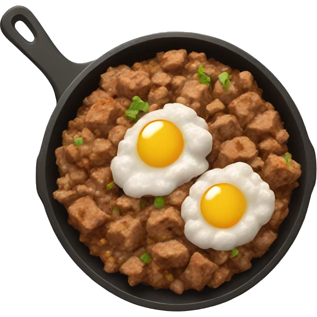 Sizzling sisig emoji