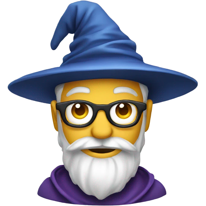 designer wearing a wizard hat emoji