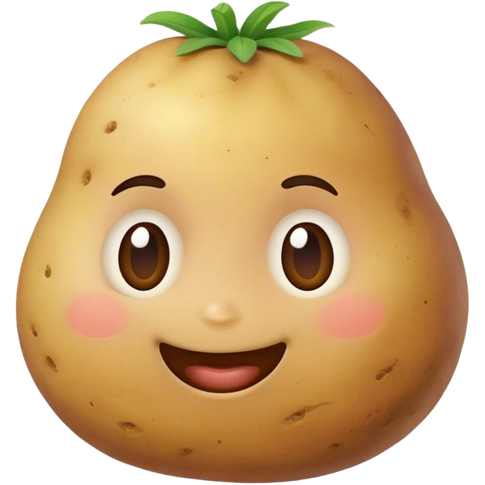 happy potato emoji