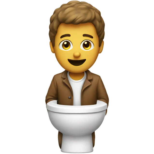 skibidi toilet man emoji
