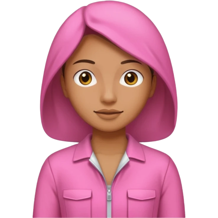 pink jumpsuit ful body emoji