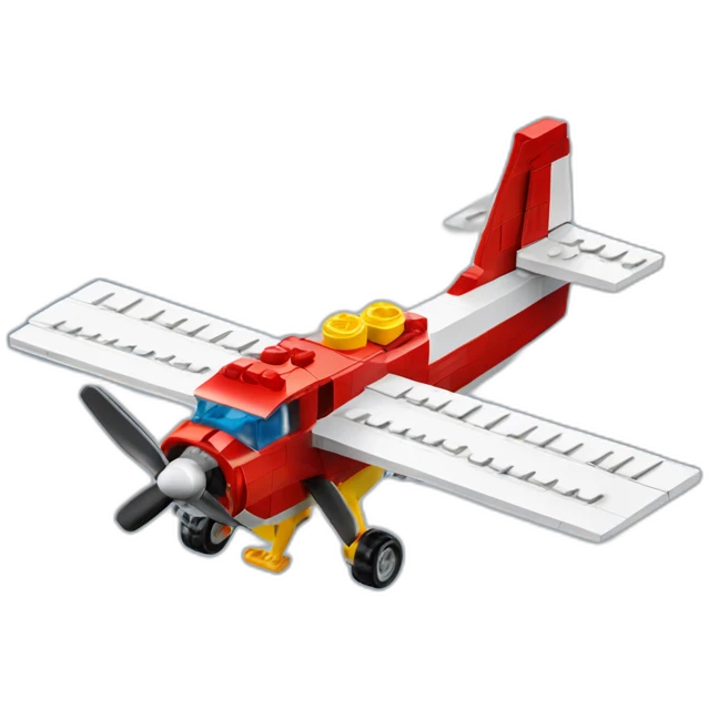 Lego airplane emoji