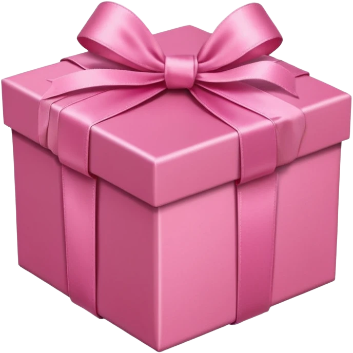 Pink gift box emoji