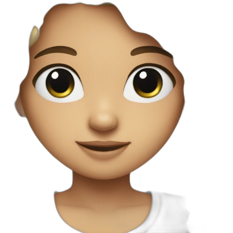 Cute girl emoji