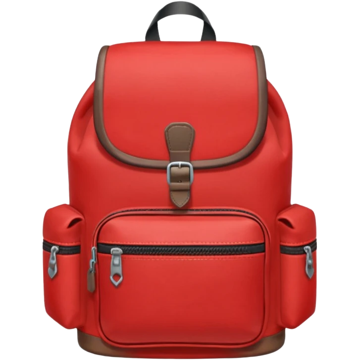 red small backpack emoji