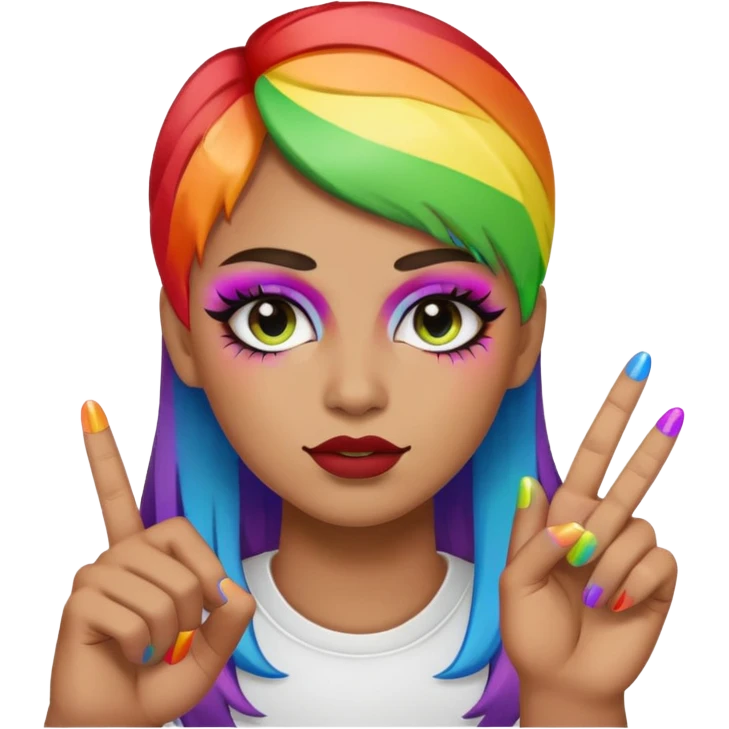 💃🏻🏳️‍🌈🖕🏻 emoji