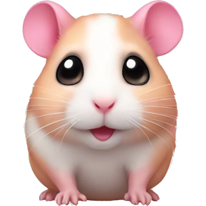 little pink hamster emoji