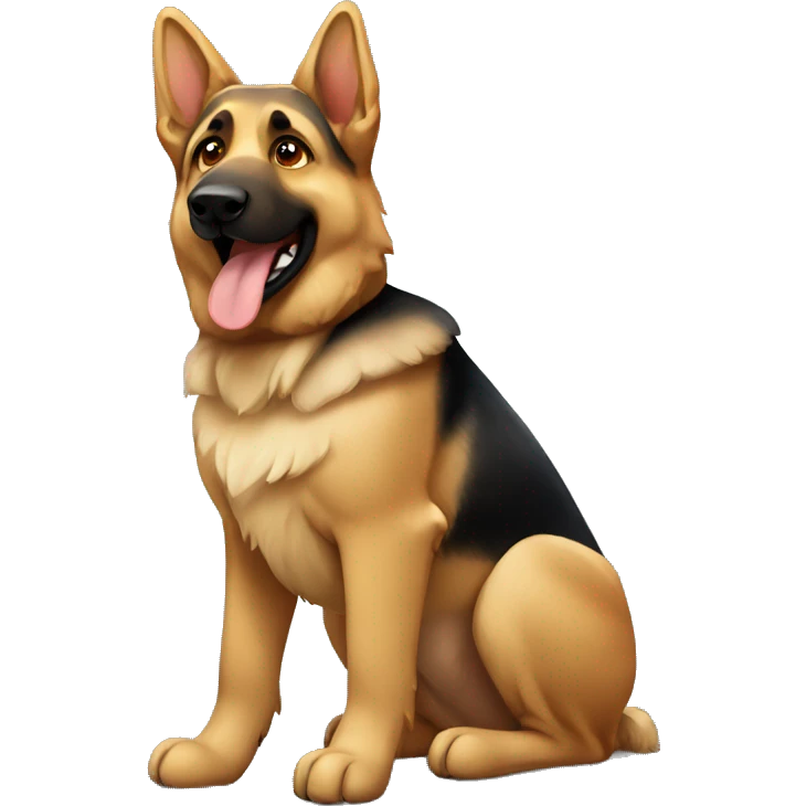 German shepherd  emoji