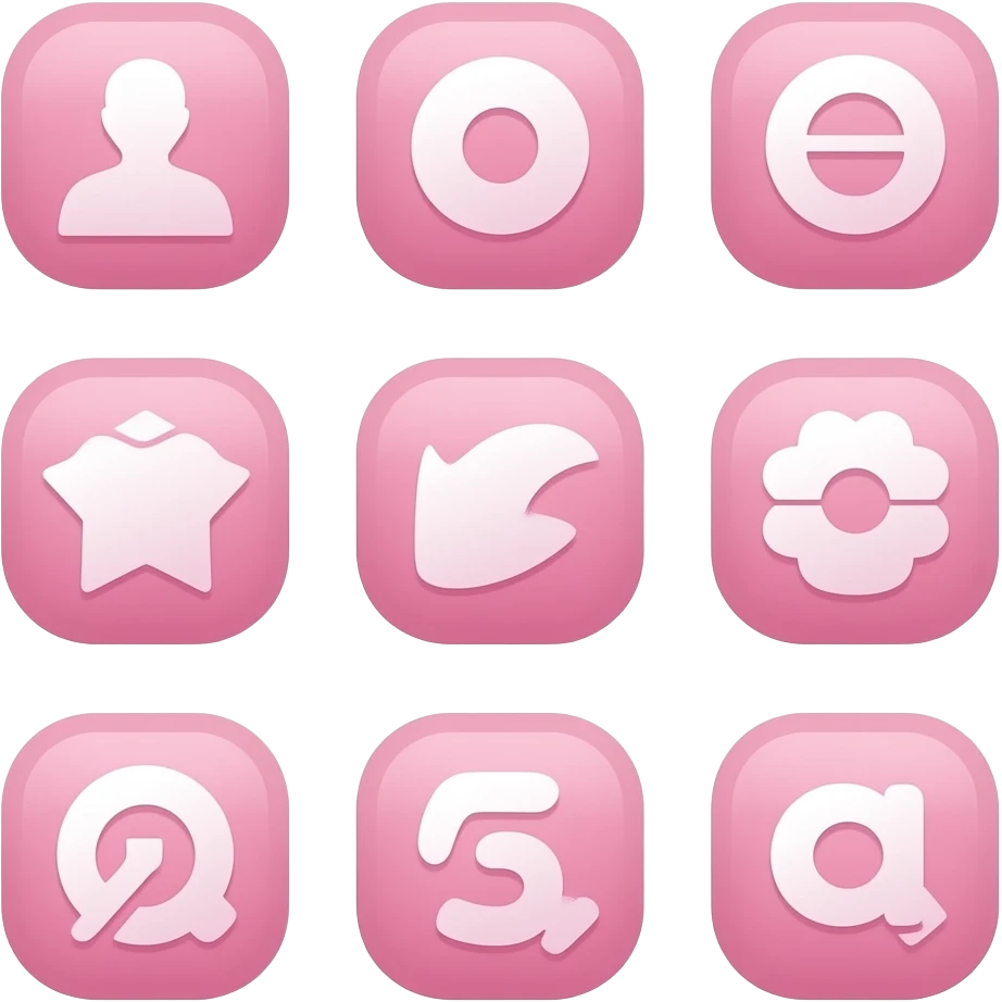 education apps light pale pink emoji