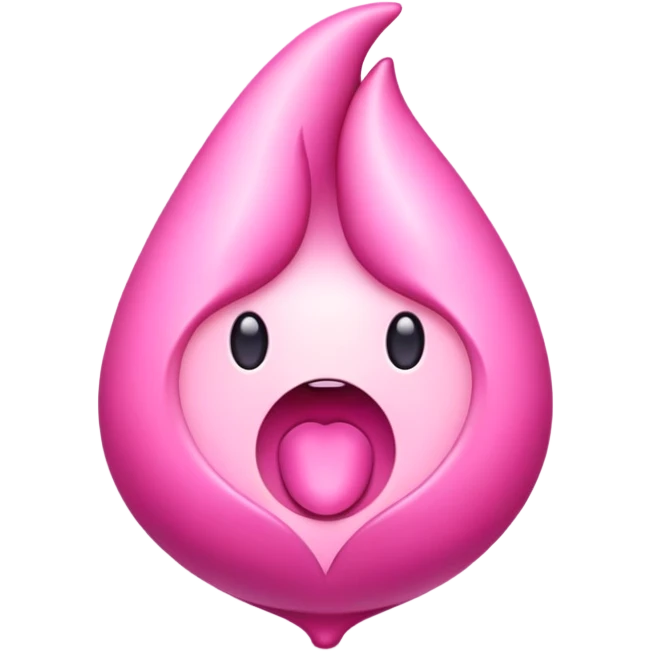 Pink vulva emoji