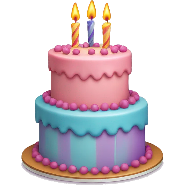Birthday cake emoji