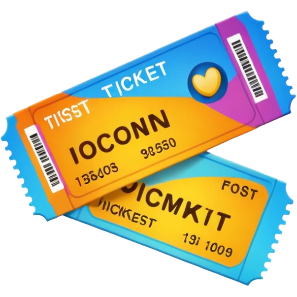 visit ticket emoji