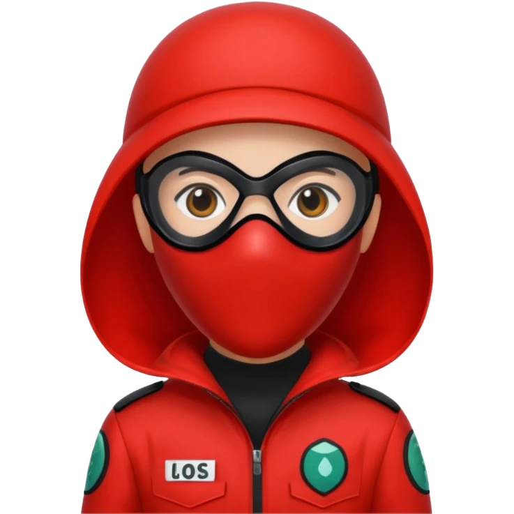 Un guardiq del juego del calamar emoji