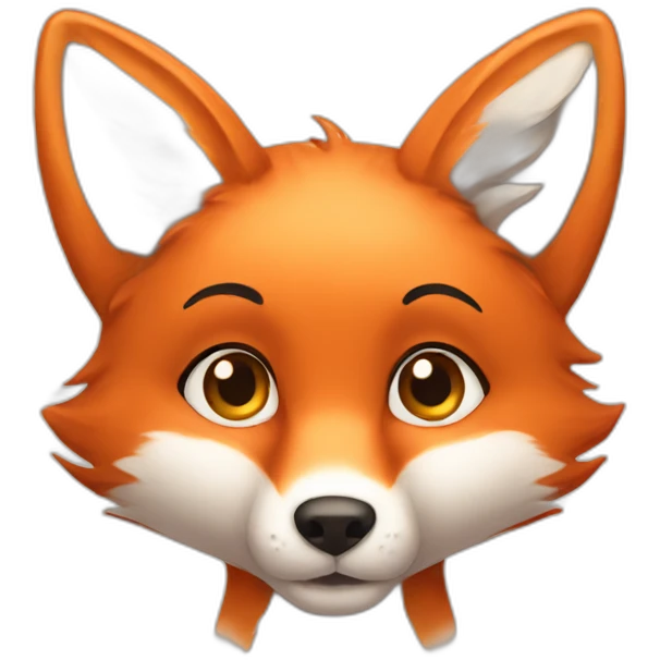 Cute fox emoji