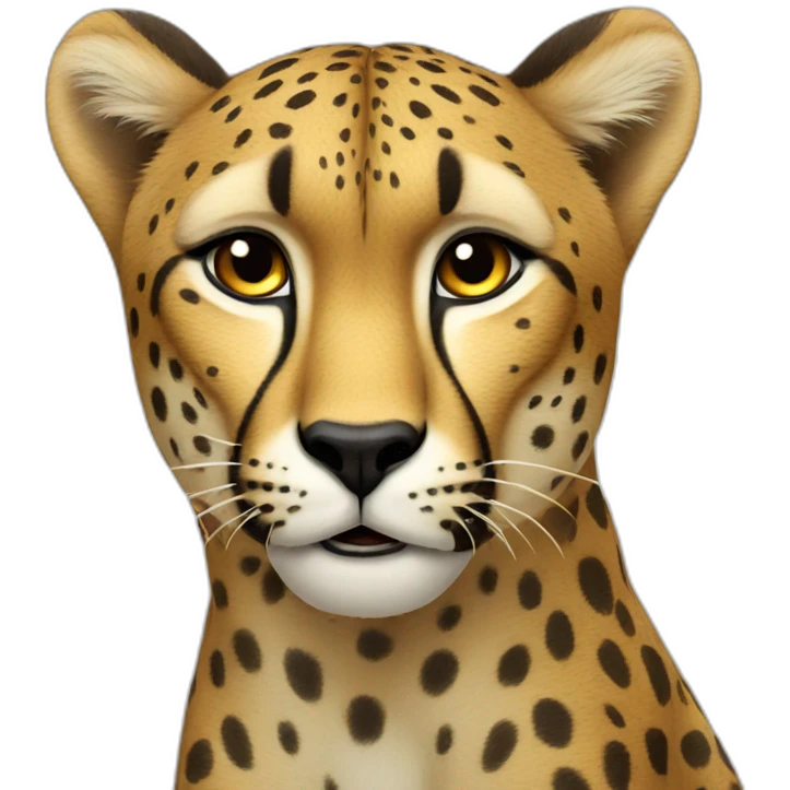 desperate cheetah emoji