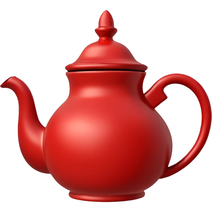 moroccan style teapot red emoji
