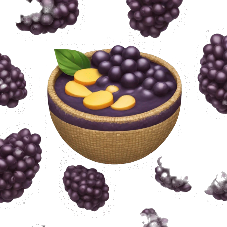 açaí bowl emoji