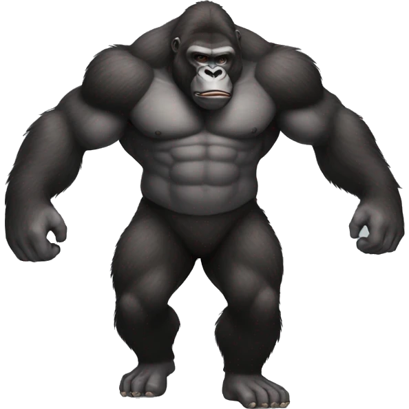Buff Gorilla Full Body emoji
