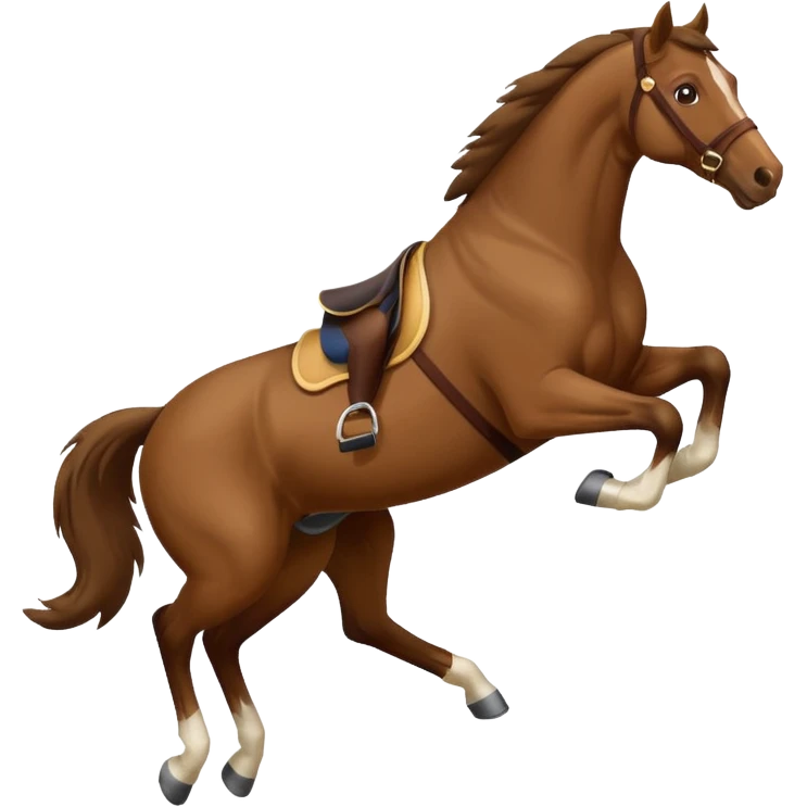 Horse jumping emoji