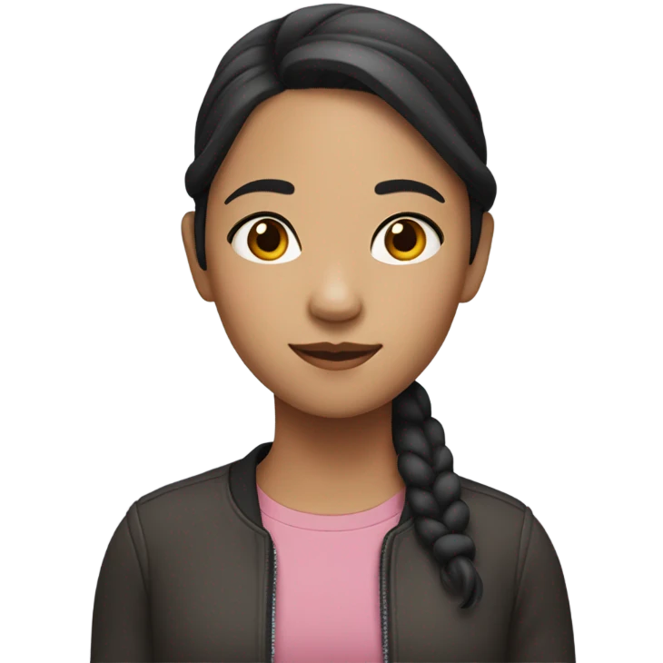 A blasian girl  emoji