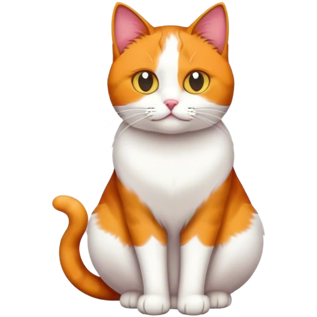 Half of a cat  emoji