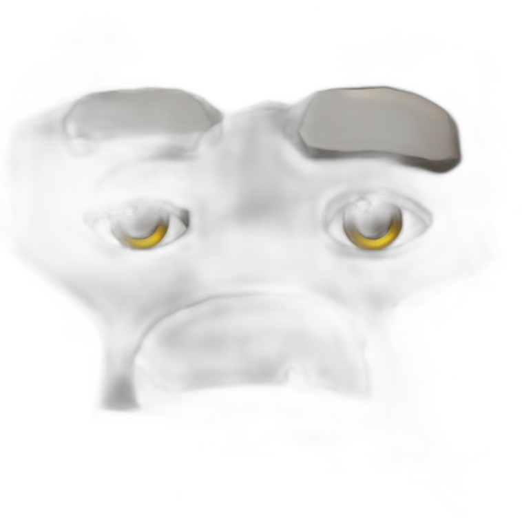Rock face emoji