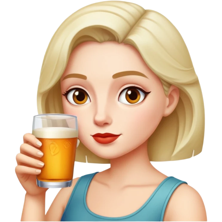 judy drinking  emoji