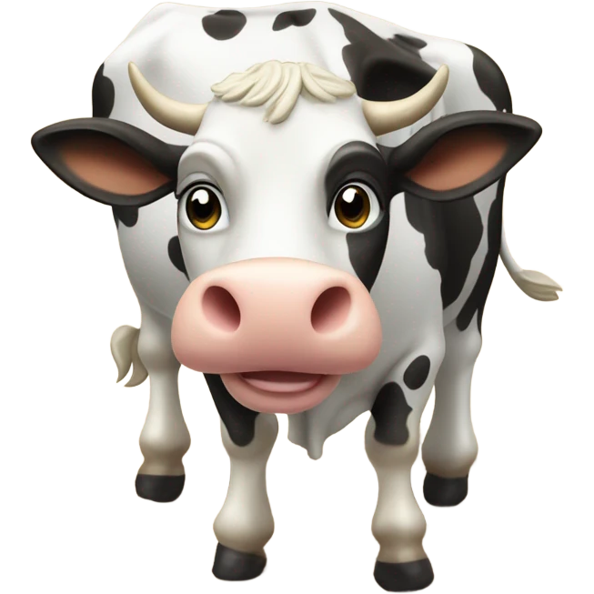 Cow on the beach  emoji