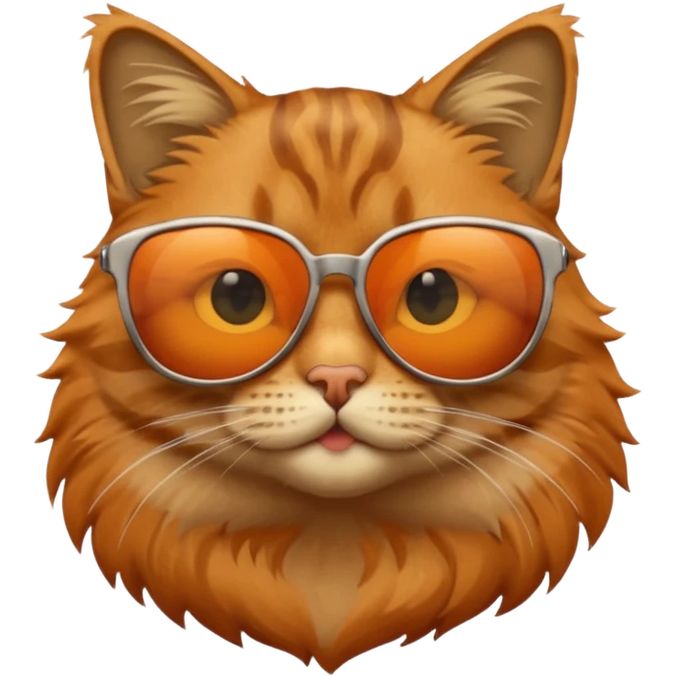 Cat wearing sunglasses emoji