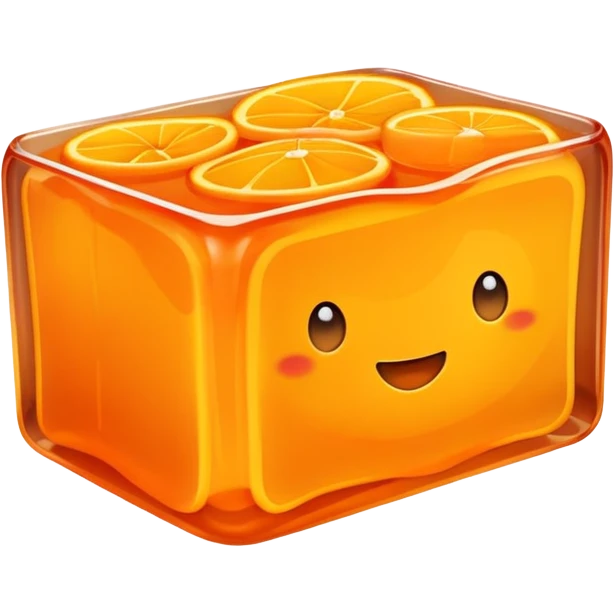 orange jello slice emoji
