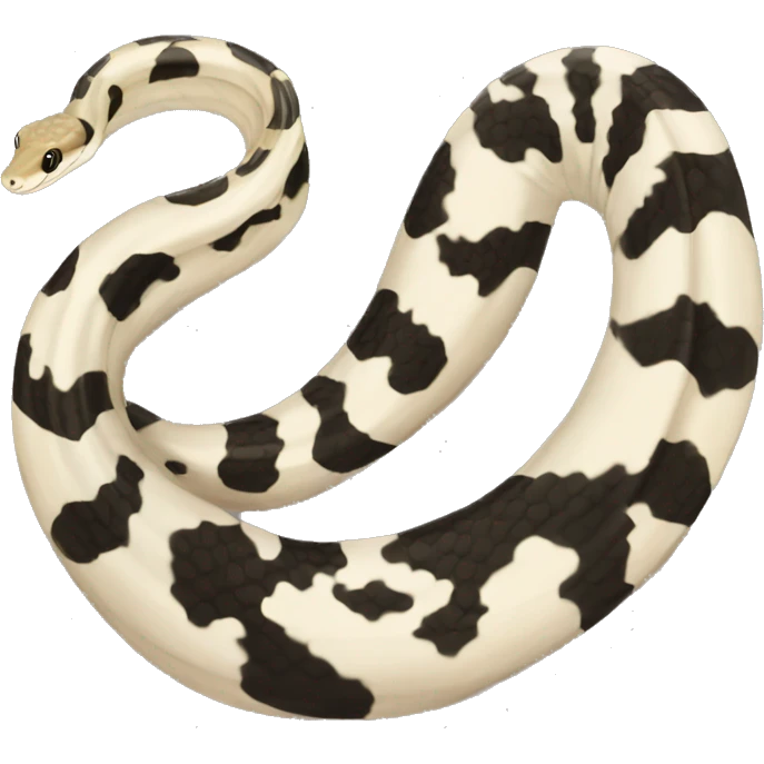 Pied python emoji