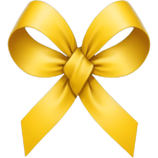 Yellow ribbon emoji