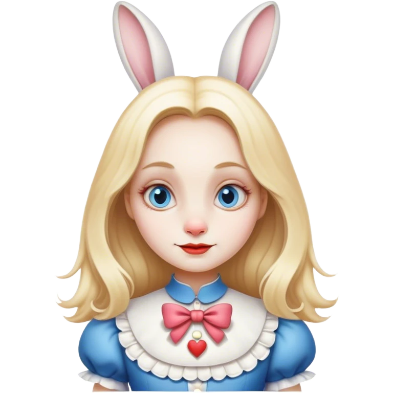 Alice in wonderland rabbit emoji