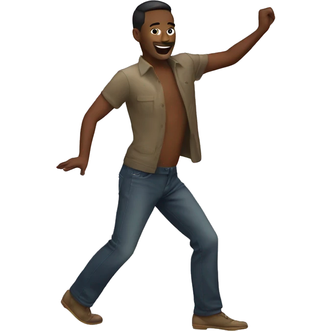 Dancing gay man emoji