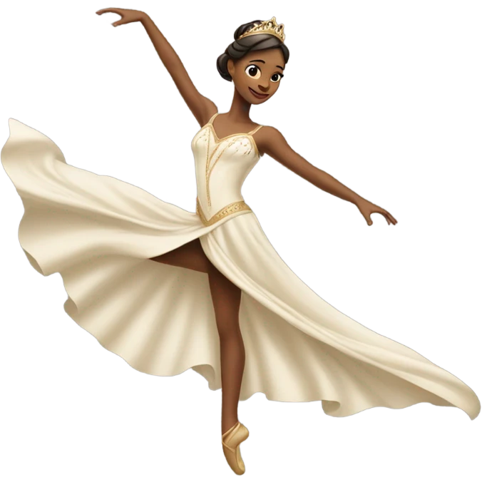 princess doing splits emoji